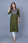 Khushi Cotton Bland With Digital Print With Lesh Kurti Wholesalers In Delhi